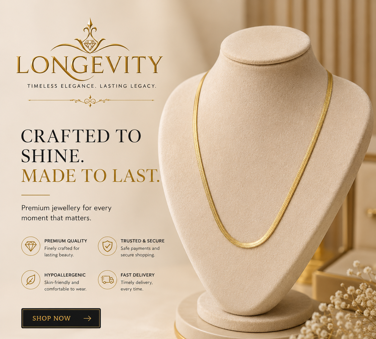 Classic Herringbone Chain